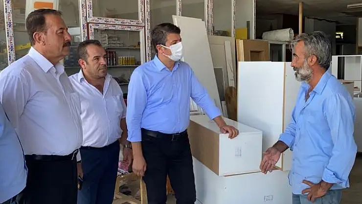 'Milletvekili Tutdere, Kahta´da esnaflarla bir araya geldi'