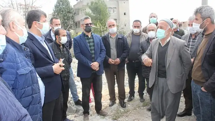 'Milletvekili Tutdere, kentsel dönüşüm alanında incelemelerde bulundu'