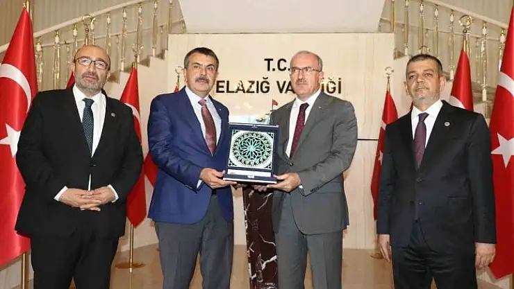 'Milli Eğitim Bakanı Tekin Elazığ´da'