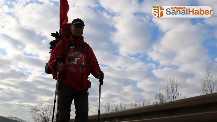 Milli mücadele yolunu yaya yürüyor