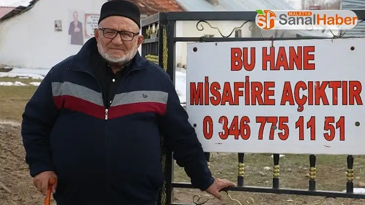 Misafire hasret yaşıyor