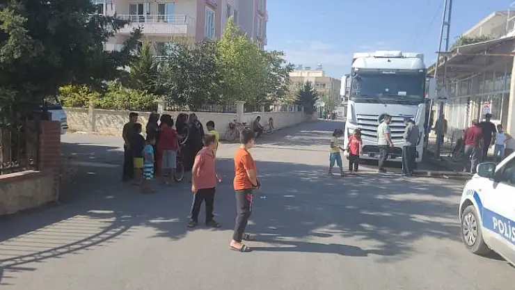 'Motosiklet ile bisiklet çarpıştı: 1 yaralı'