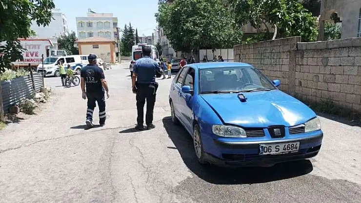 'Motosiklet ile otomobil çarpıştı: 1 yaralı'