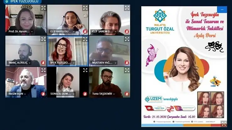 'MTÜ Sanat Tasarım ve Mimarlık Fakültesi açılış dersi Sanatçı Tuzcuoğlu´ndan'