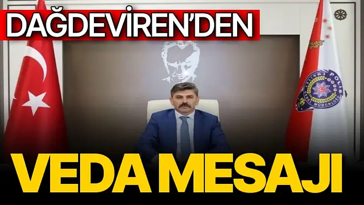 Müdür Dağdeviren´den veda mesajı