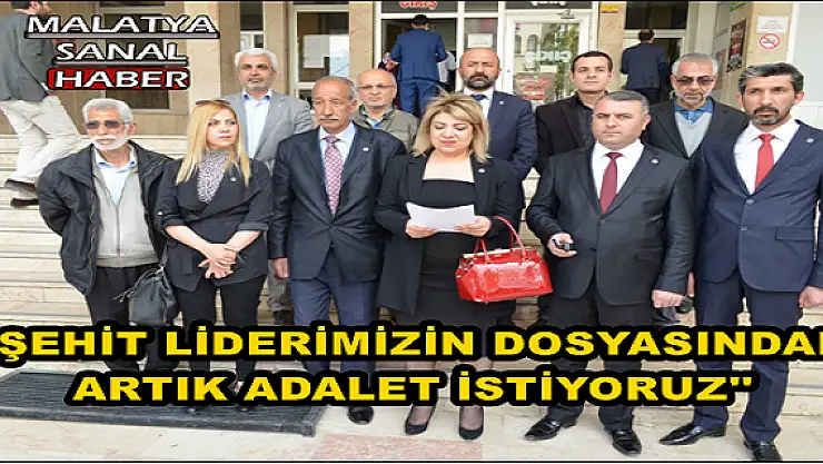  BBP MALATYA İL BAŞKANLIĞI MUHSİN YAZICIOĞLU´NU ANDI