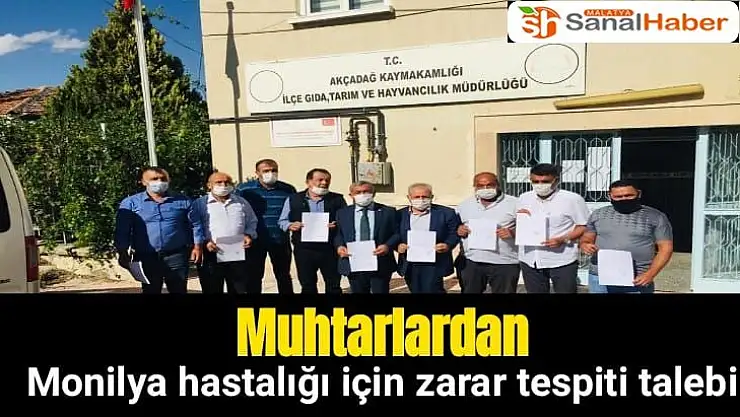 Muhtarlardan monilya hastalığı için zarar tespiti talebi