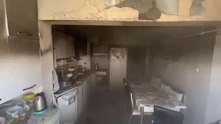 'Mutfakta çıkan yangın korkuttu'