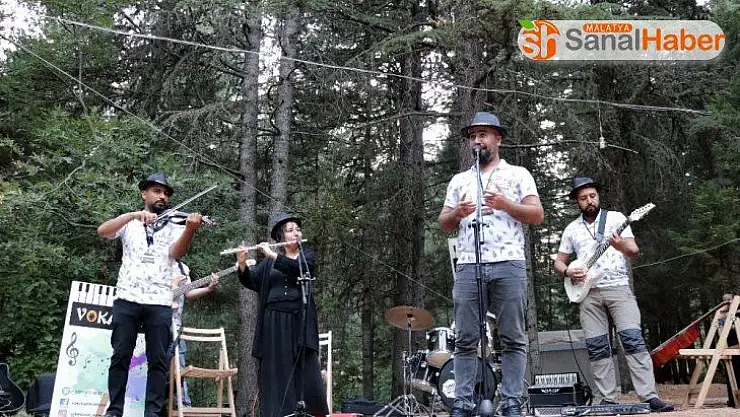 Müzik, bin 500 rakımlı zirvede doğayla buluştu