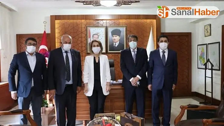 Nevşehir Valisi Becel'e Malatyalılardan hayırlı olsun ziyareti