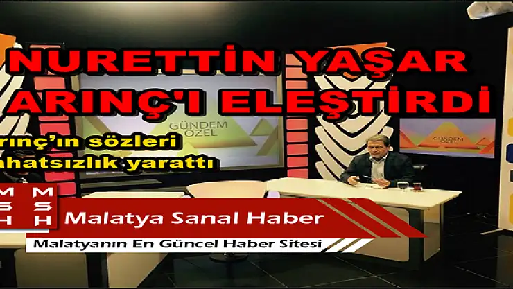 Arınç´ın sözleri rahatsızlık yarattı