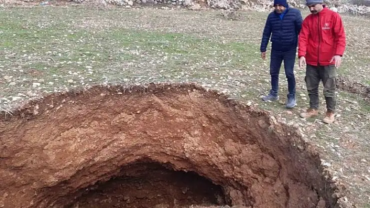 'Nurhak´ta deprem sonrası obruklar oluşmaya başladı'