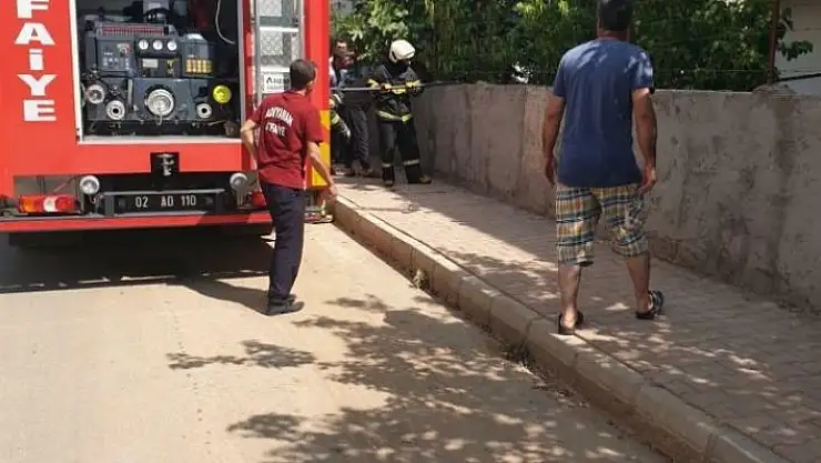 'Odunluk yangını korkuttu'