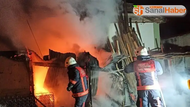 Malatya´da korkutan yangın