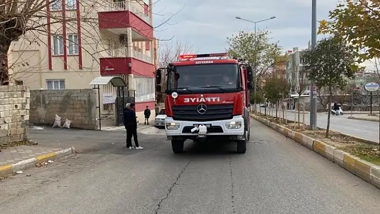 'Odunlukta çıkan yangın korkuttu'