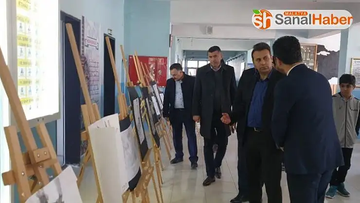 Öğrencilerden anlamlı resim sergisi