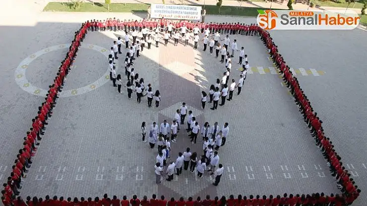 Malatya´da öğrencilerden destek