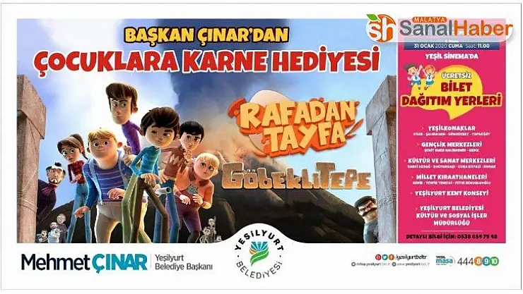 Öğrencilere karne hediyesi: Göbeklitepe filmi