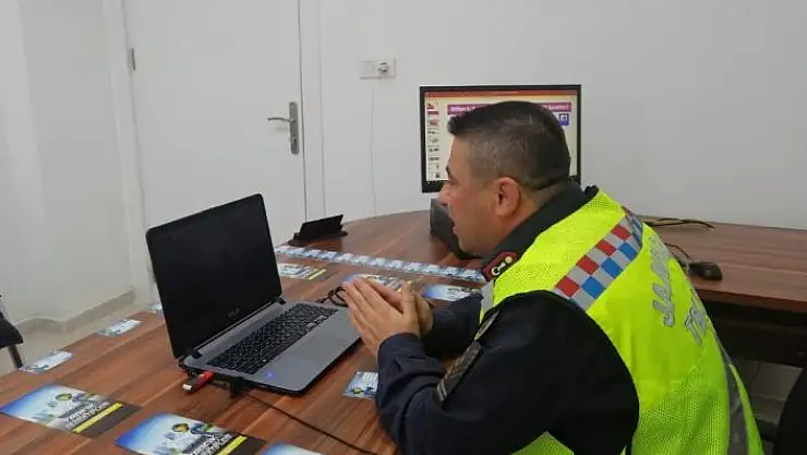 'Öğrencilere uzaktan trafik güvenliği eğitimi'