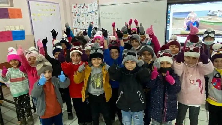 'Öğrencilere yürek ısıtan destek'