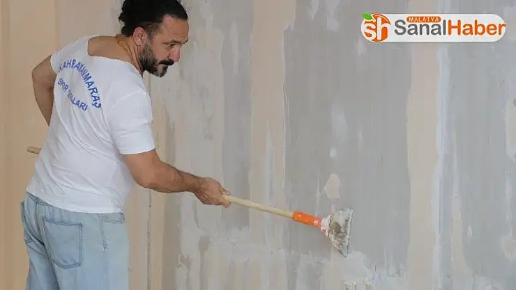 Öğretmenler, okulu yeni eğitim öğretime böyle hazırladı