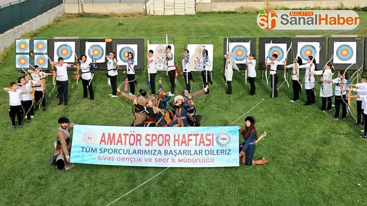 Okçulardan anlamlı gösteri