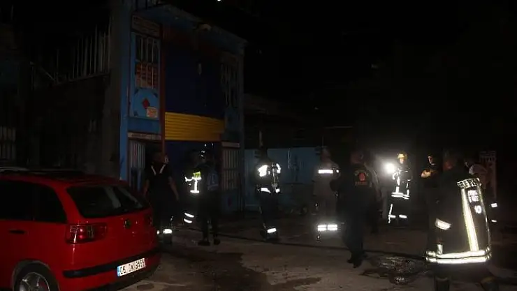 'Oksijen dolum işletmesinde korkutan yangın'