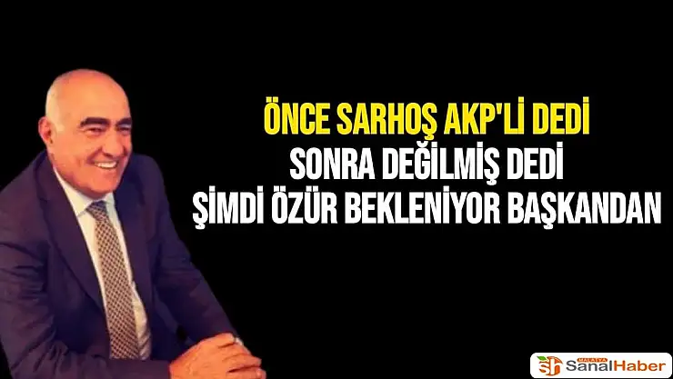 Önce Sarhoş AKP'li dedi Sonra değilmiş dedi