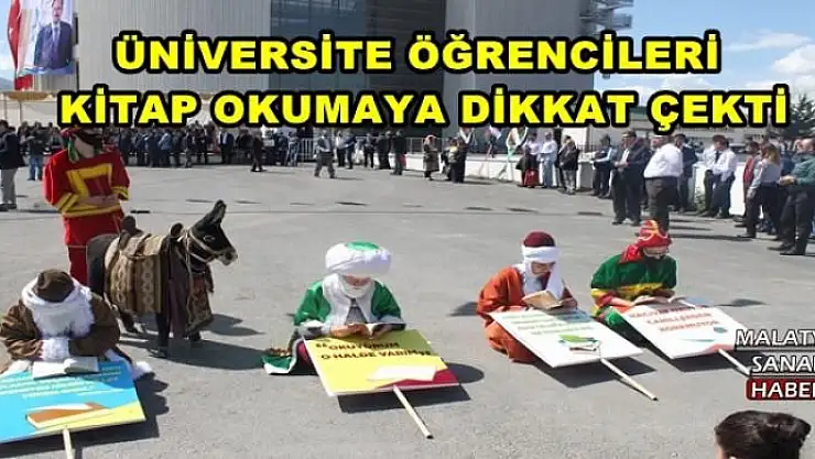 ÜNİVERSİTE ÖĞRENCİLERİ KİTAP OKUMAYA DİKKAT ÇEKTİ