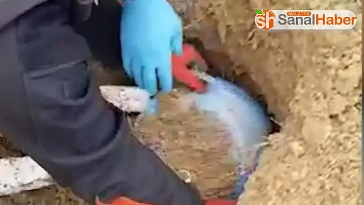 Operasyon yapan polis, yanan sobada uyuşturucu ele geçirdi