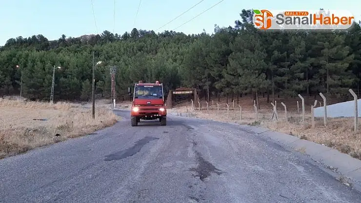 Orman yangını korkuttu