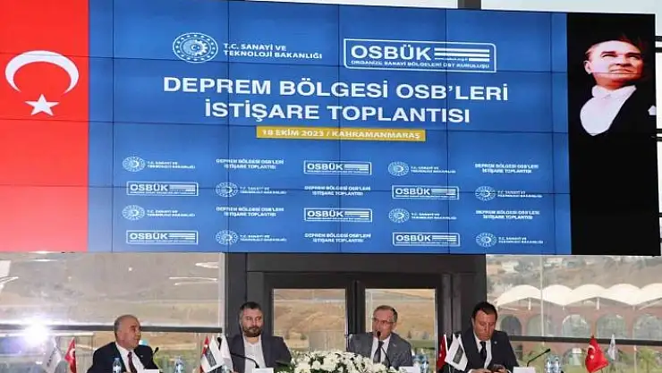 'OSBÜK deprem bölgesindeki OSB´lerle buluştu'