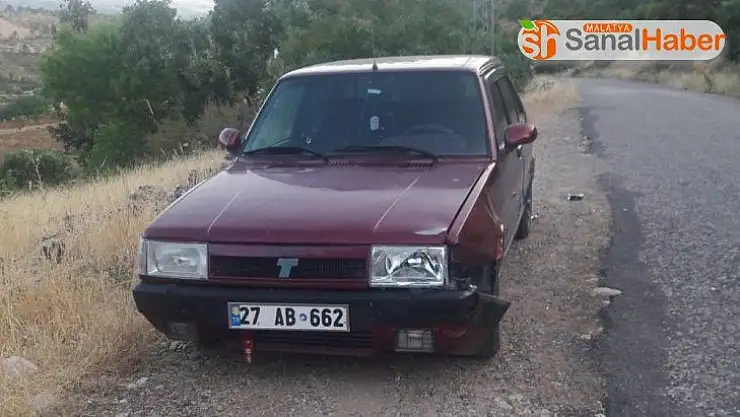 Otomobil ile çarpışan motosiklet sürücüsü yaralandı