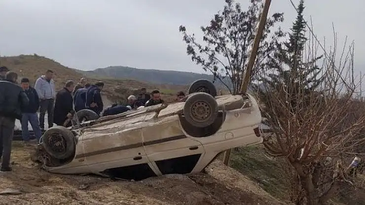 'Otomobil takla attı: 1 yaralı'