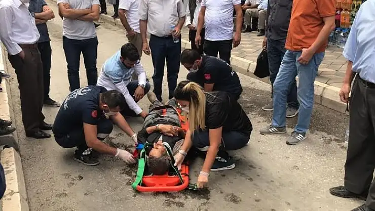 'Otomobilin çarptığı,  yaşlı adam yaralandı'