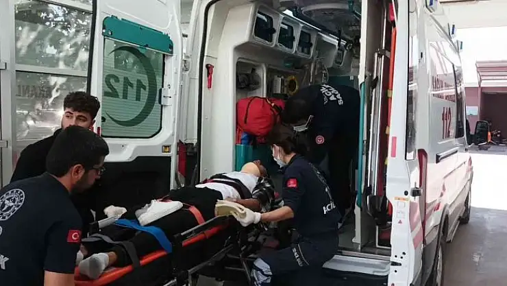 'Otomobilin çarptığı yaya yaralandı'