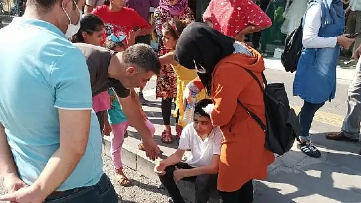 'Otomobille bisiklet çarpıştı: 1 yaralı'