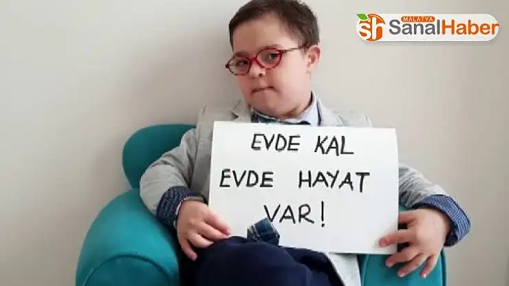 Özel bireylerden 'Evinde Kal' çağrısı