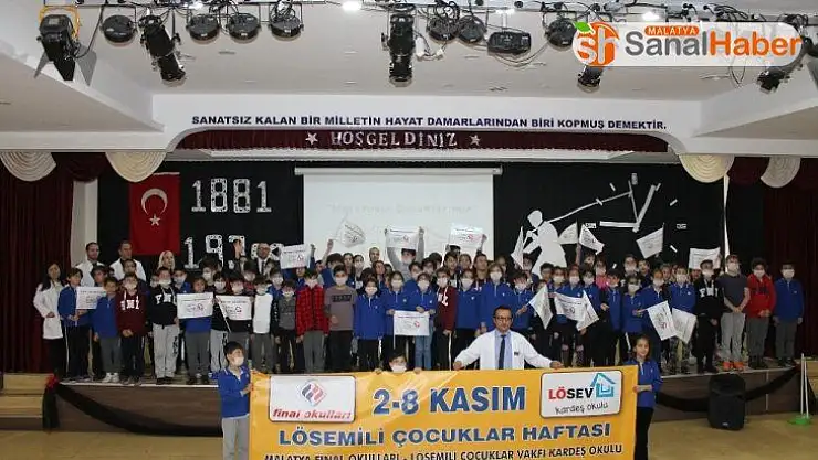 Özel Malatya Final Okullarından LÖSEV'e destek