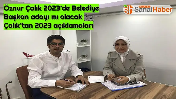 Öznur Çalık 2023´de Belediye Başkan adayı mı olacak