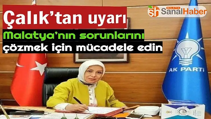 Öznur Çalık´tan Uyarı