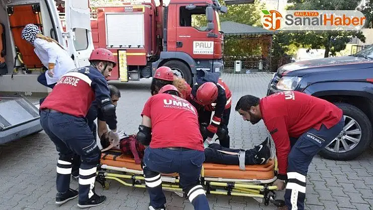 Palu'da gerçeği aratmayan tatbikat