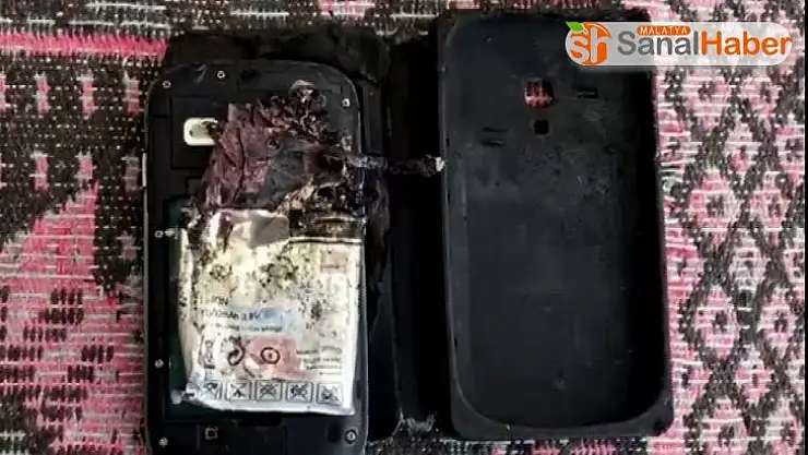 Patlayan cep telefonu bacağını parçaladı