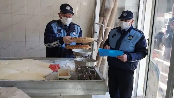 'Pide fırınlarında hijyen ve gramaj denetimi'