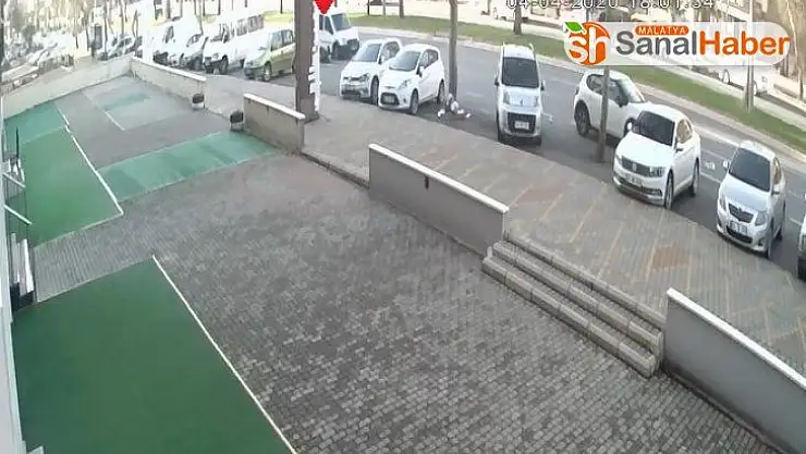 Polis memurunun öldüğü kaza kamerada