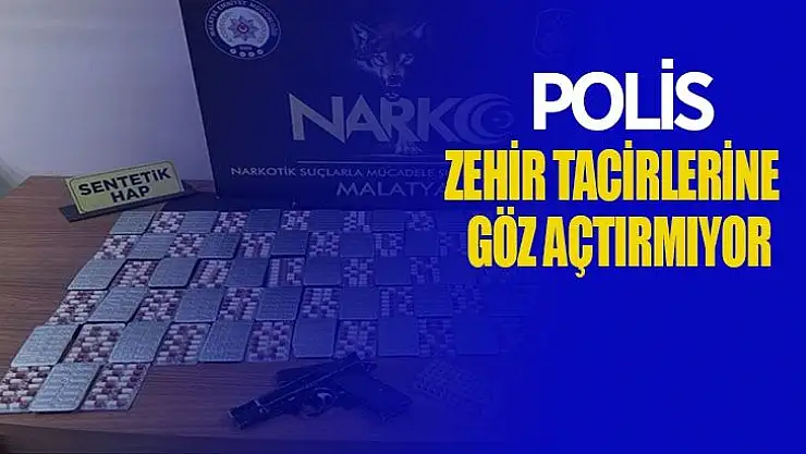 Polis zehir tacirlerine göz açtırmıyor