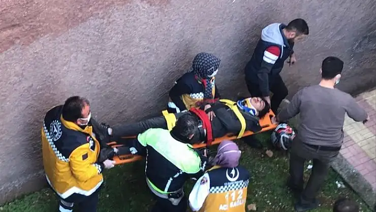 'Polisten kaçarken duvardan atlayarak yaralandı'