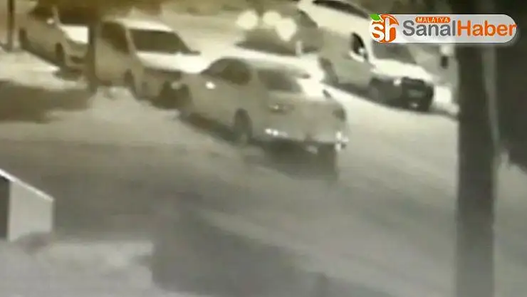 Polisten kaçarken kaza yapmıştı, o anlar güvenlik kamerasına yansıdı