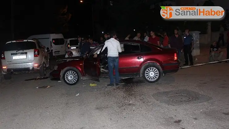 Polisten kaçtı, park halindeki araca çarptı yakalandı