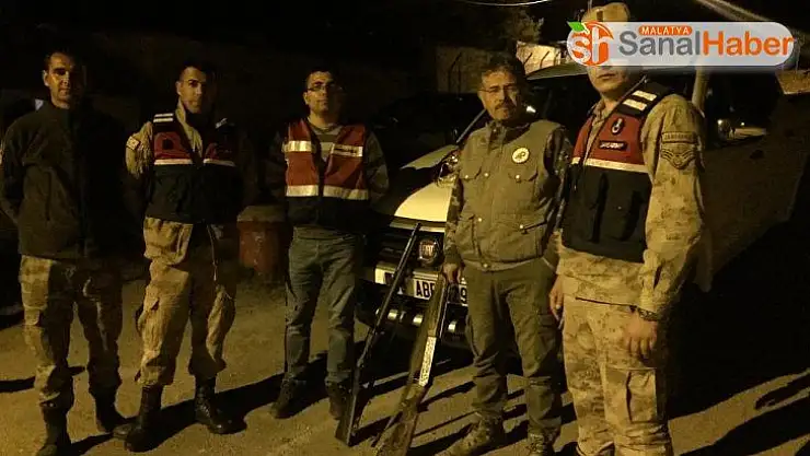 Projektörle kaçak ava ceza yağdı